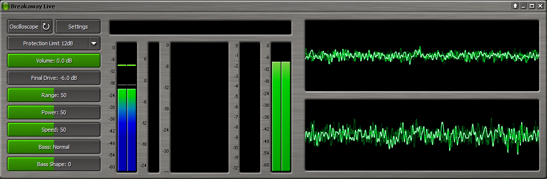 Hauptfenster von Breakaway Live