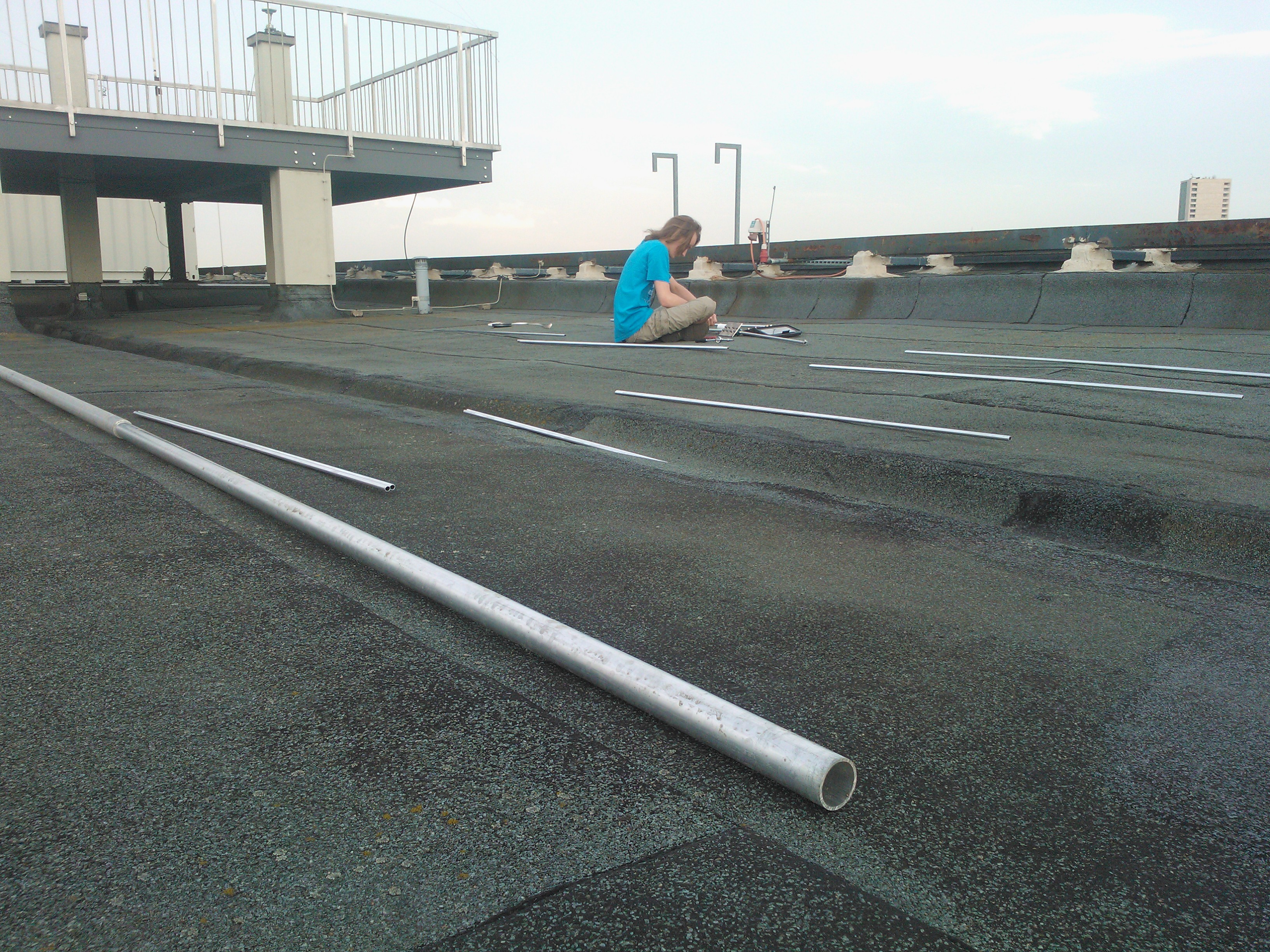 Noch sind es einzelne Boom-Rohre