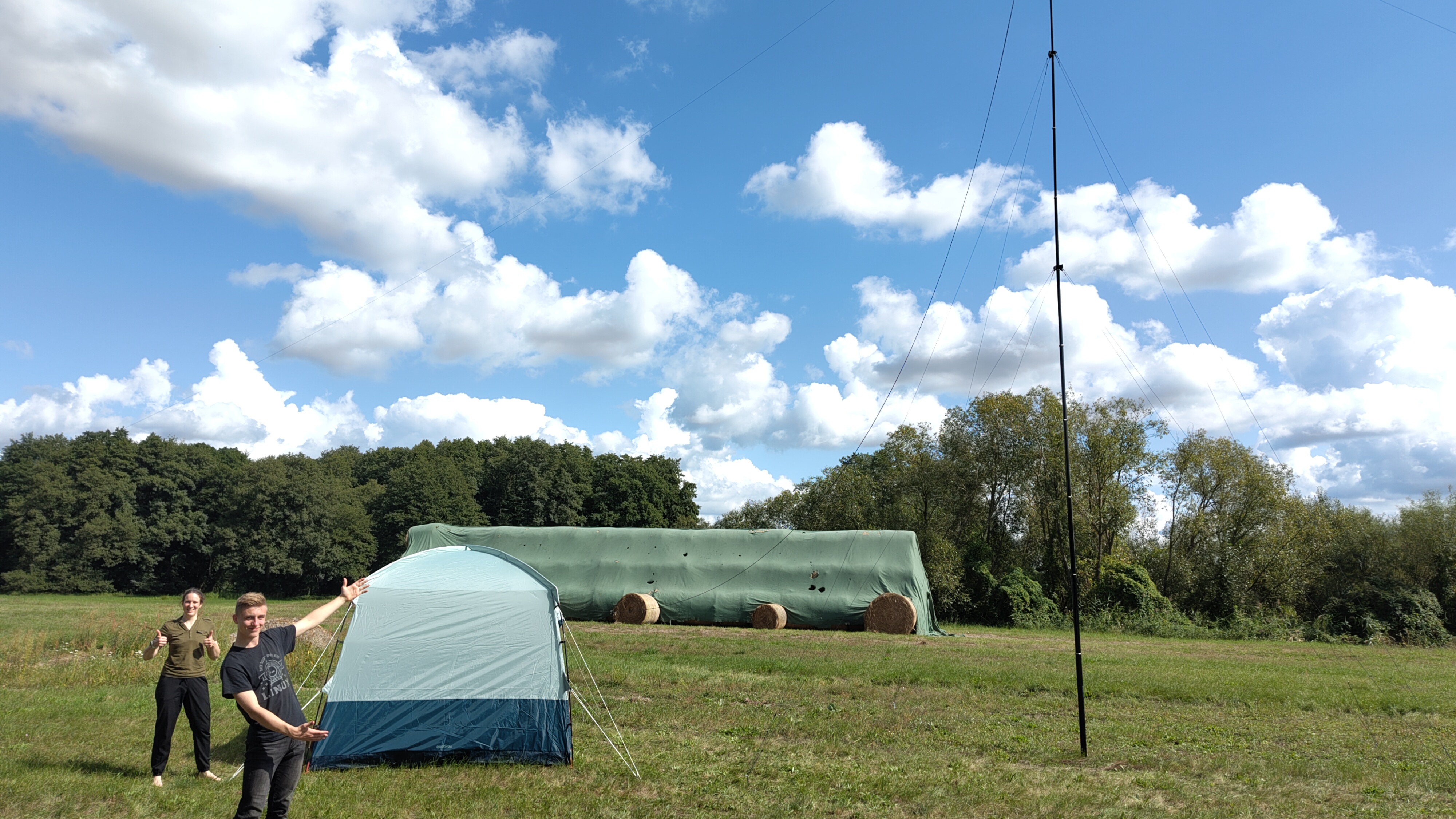 Windom mit Shackzelt