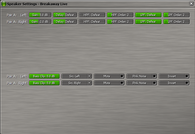 Pegelkorrektur L/R-Balance